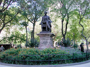 Entrance to Madison Square Park