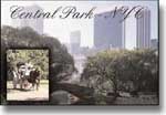 Central park postcard