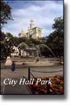 City Hall Fountain postcard