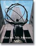 Atlas Man postcard